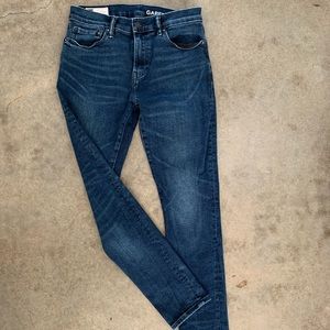Mens Gap Skinny Dark Denim Jean 30